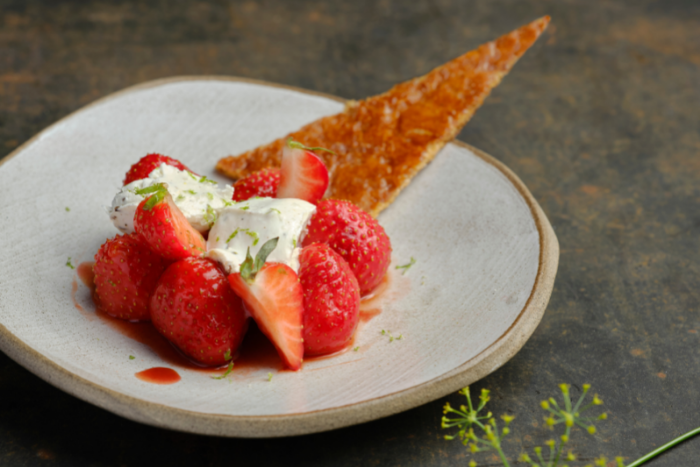 Jubilé de fraises et Arlette croustillante