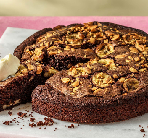 Gateau Au Chocolat A La Banane Et Aux Cacahuetes Kiss My Chef