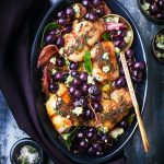 recette de Paupiettes de poulet au bleu et aux raisins