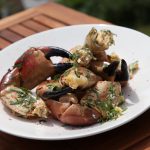 recette de Pinces de tourteaux au beurre d’ail