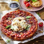 recette de Tatin de tomates cerises à la burrata