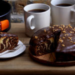 Gâteau marbré au caramel