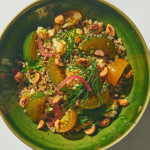 Taboulé au quinoa et prunes vertes