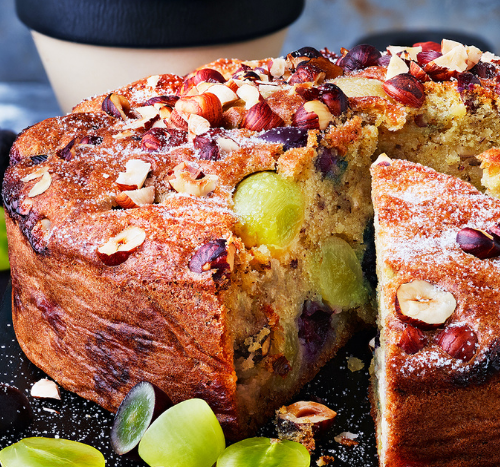 Gateau D Automne Aux Raisins Et Noisettes Kiss My Chef