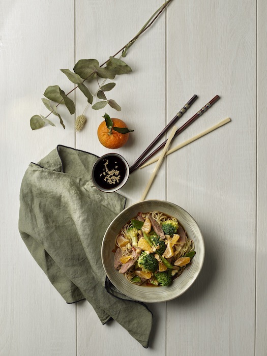 recette de Wok de canard à la clémentine de Corse