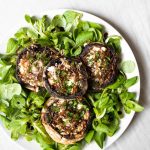 recette de Portobellos farcis aux gésiers de canard