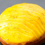 Tarte à la mangue rôtie