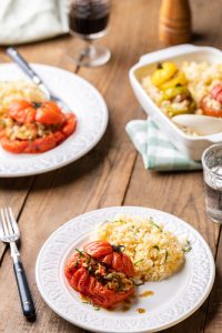 recette de Tomates farcies à la perdrix