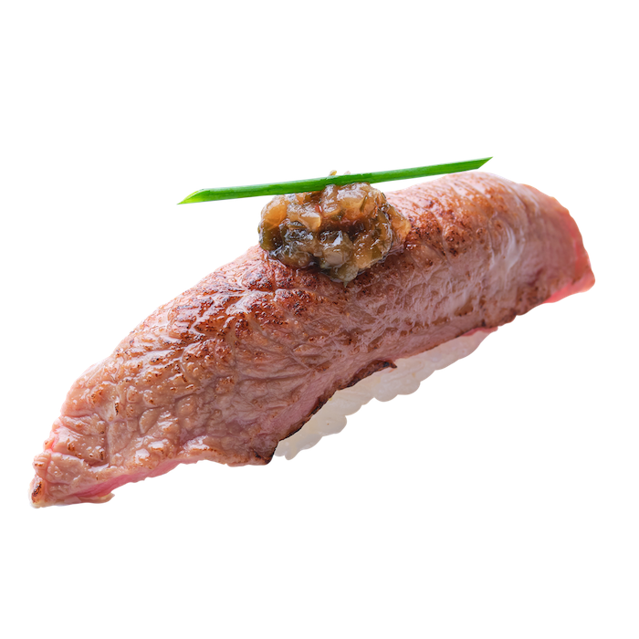Sushi Bœuf & Confit d’Oignons
