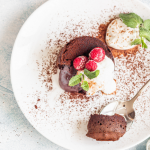 Fondant au chocolat sauce chocolat