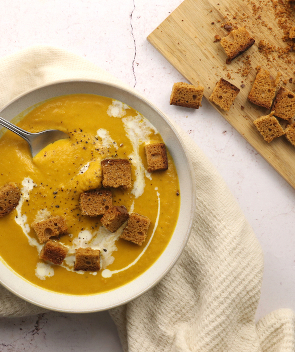 recette de Velouté de carottes et châtaignes