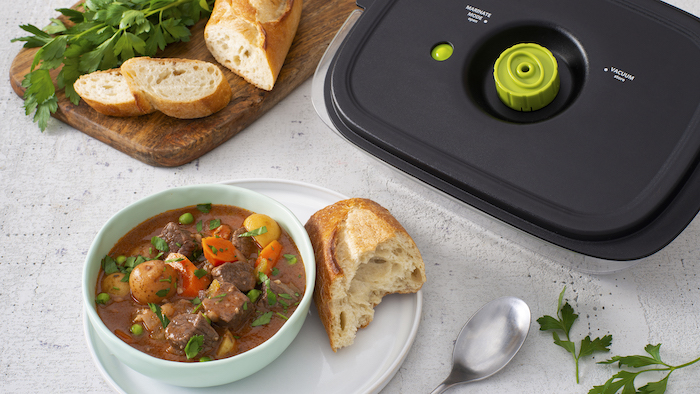 recette de Ragoût de bœuf mariné au vin