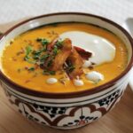 recette de velouté épicé de carottes et lentilles corail