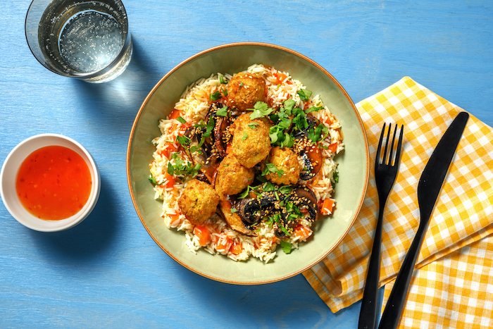 recette de Boulettes thaï et sauce chili