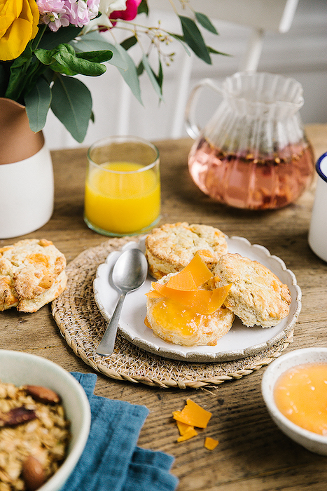recette de Scones à la mimolette extra-vieille
