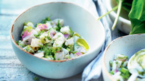 Tartare de dorade au citron vert