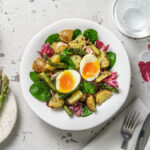 recette de Salade de grenailles aux asperges