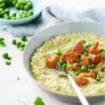 recette de Risotto aux petits pois et girolles