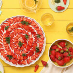 recette de Tarte aux fraises et aux spéculoos
