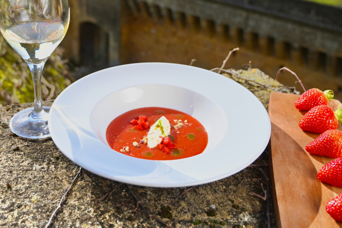 Gazpacho gourmand à la fraise