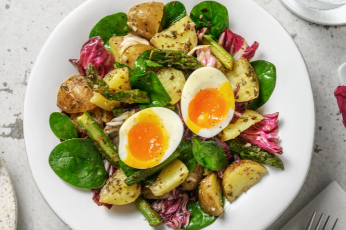 Salade de grenailles aux asperges