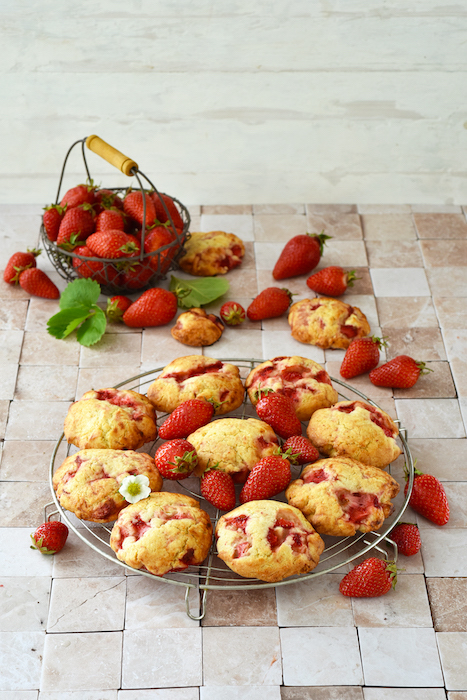recette de Cookies aux fraises du Périgord IGP