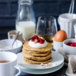 recette de Pancakes fourrés à la framboise