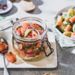 recette de Salade de saumon de Norvège mariné