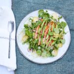 recette de Salade fraîche au saumon mariné