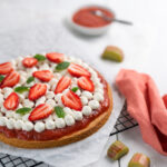 recette de Tarte fraise-rhubarbe