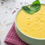 Soupe froide de maïs grillé