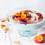recette de Fruits rôtis aux amandes caramélisées