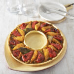 recette de Tarte aux oignons et poivrons au miel