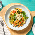 recette de Salade de penne au poulet et pesto