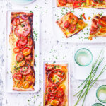 recette de Tartes fines au yaourt et aux tomates