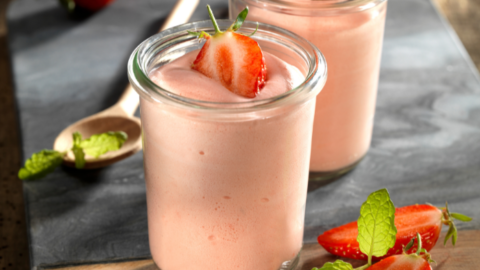 Mousse de fraises Gariguette