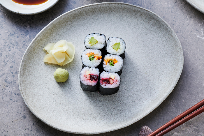Maki sushi végétariens