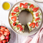 recette de Gâteau fraises-pistaches