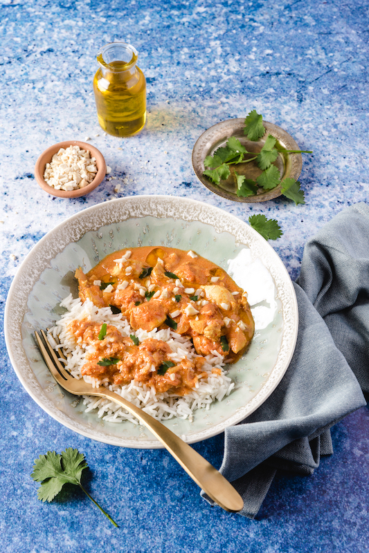 recette de Poulet tikka massala à l’huile