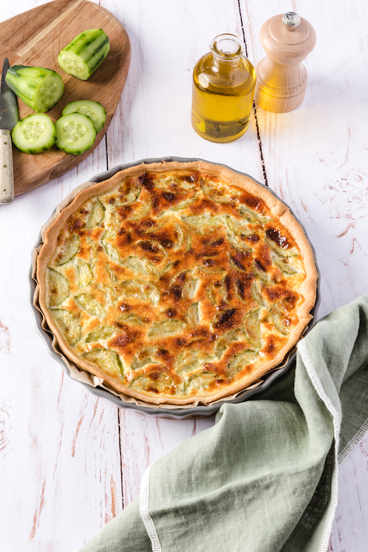 recette de Tarte concombre bœuf