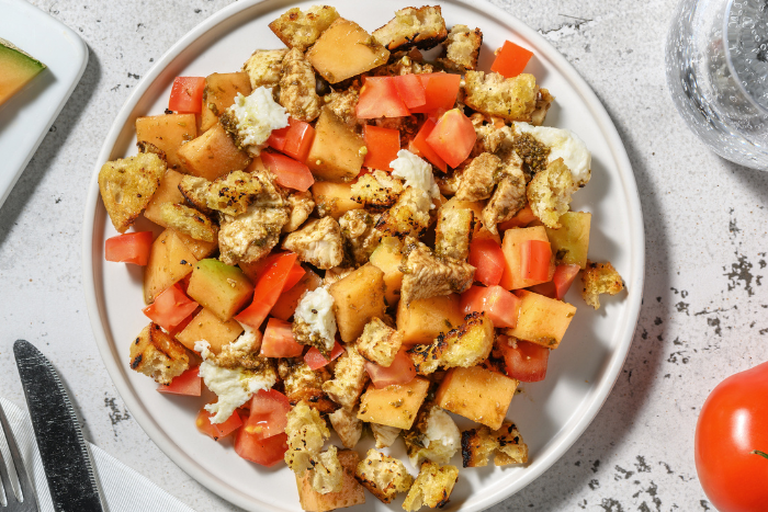 Salade de melon au poulet