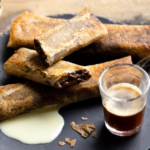 Nems de crème dessert au chocolat