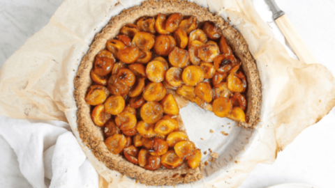 Tarte aux mirabelles et au sarrasin