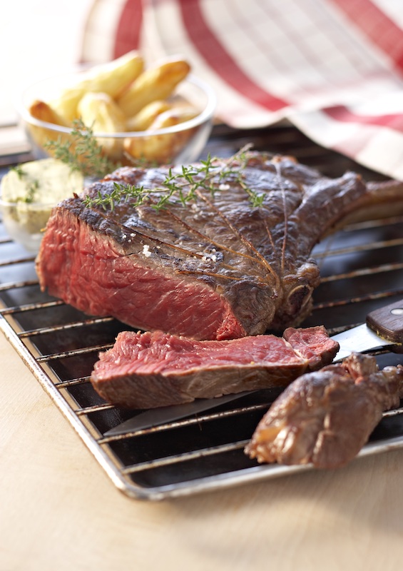 recette de Côte de boeuf au beurre de thym