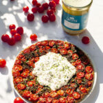 recette de Tatin au confit de canard et tomates