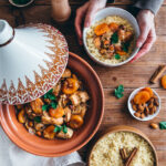 recette de Tajine de poulet aux abricots