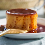 Crème caramel au lait de brebis