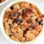 Crumble de pêches au muesli