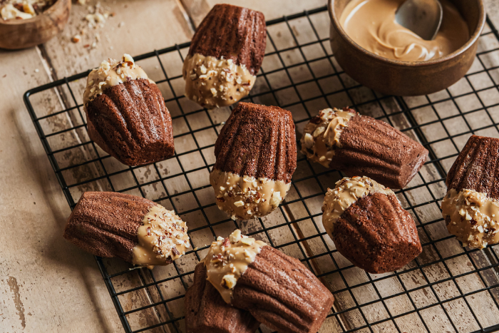 Madeleines choco-noisettes à la Nocciolata