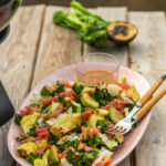 recette de Salade de bimis aux avocats et pamplemousses
